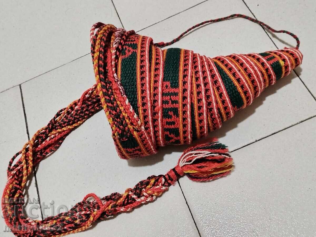 Old hand-woven belt from the beginning of the 20th century, costume, length 3.37 meters with price 133.00 BGN | € 68.00 Old hand-woven belt from the beginning of the 20th century, costume, length 3.37 meters with price 133.00 BGN | € 68.00