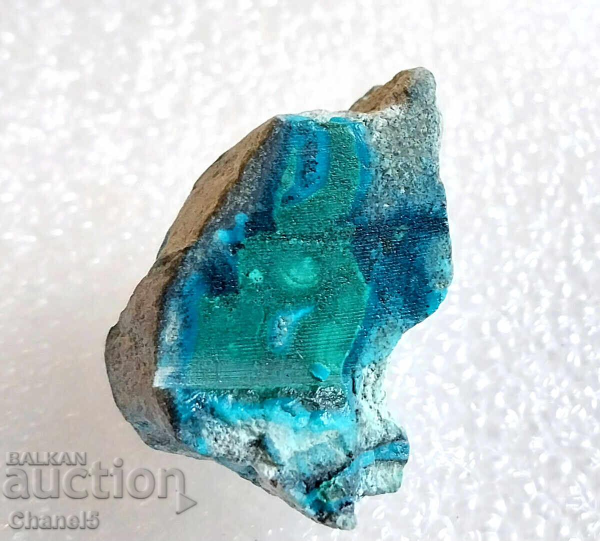 Auction NATURAL MALACHITE + CHRYSOCOLA - CONGO - 42.80 ct (716) Auction NATURAL MALACHITE + CHRYSOCOLA - CONGO - 42.80 ct (716)