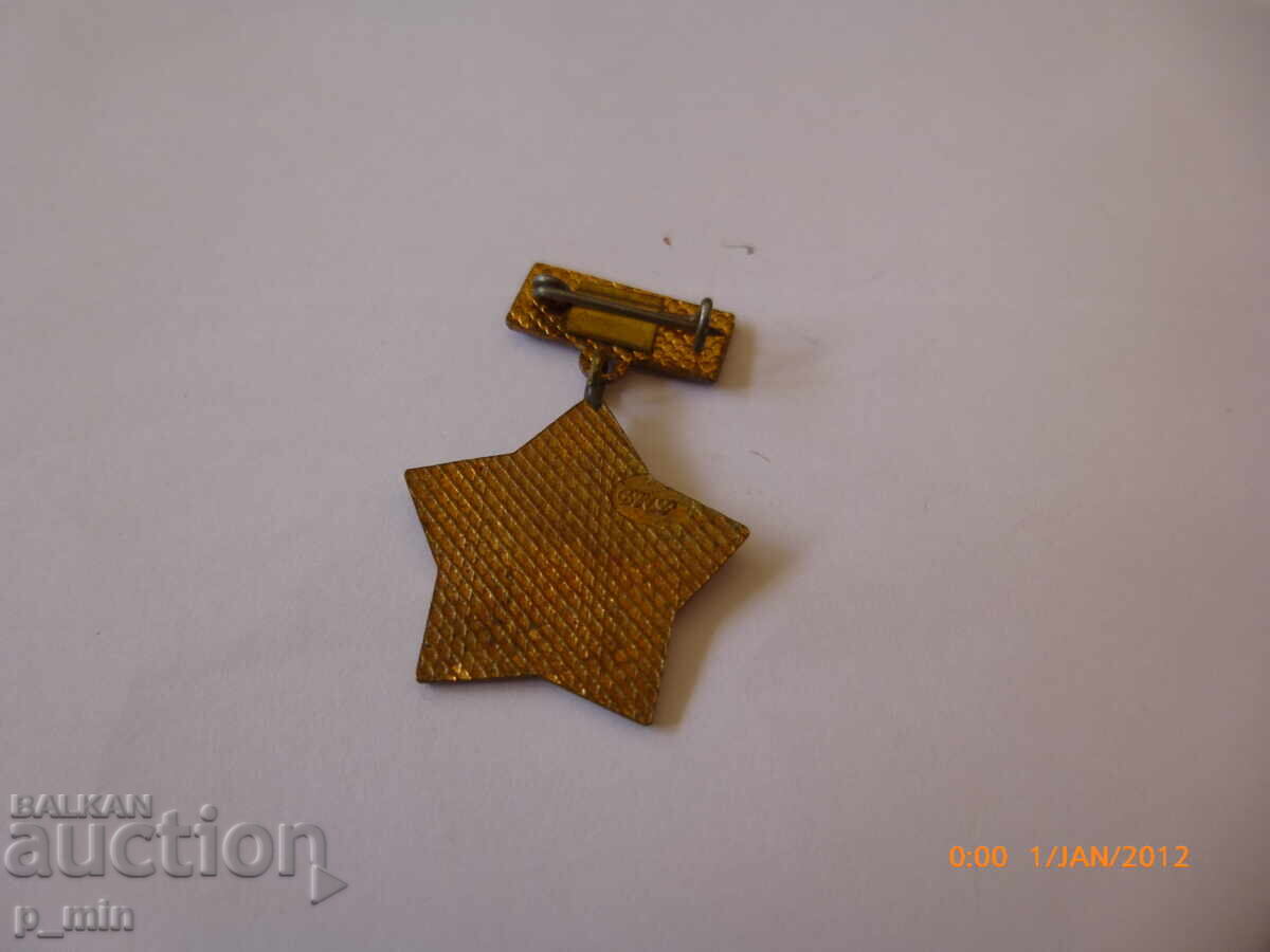 Auction badge - 50 years of the trade union of the RSC Auction badge - 50 years of the trade union of the RSC