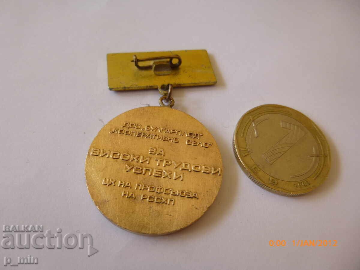 breastplate - First place in the competition - golden fruit with price 8.00 BGN | € 4.09 breastplate - First place in the competition - golden fruit with price 8.00 BGN | € 4.09