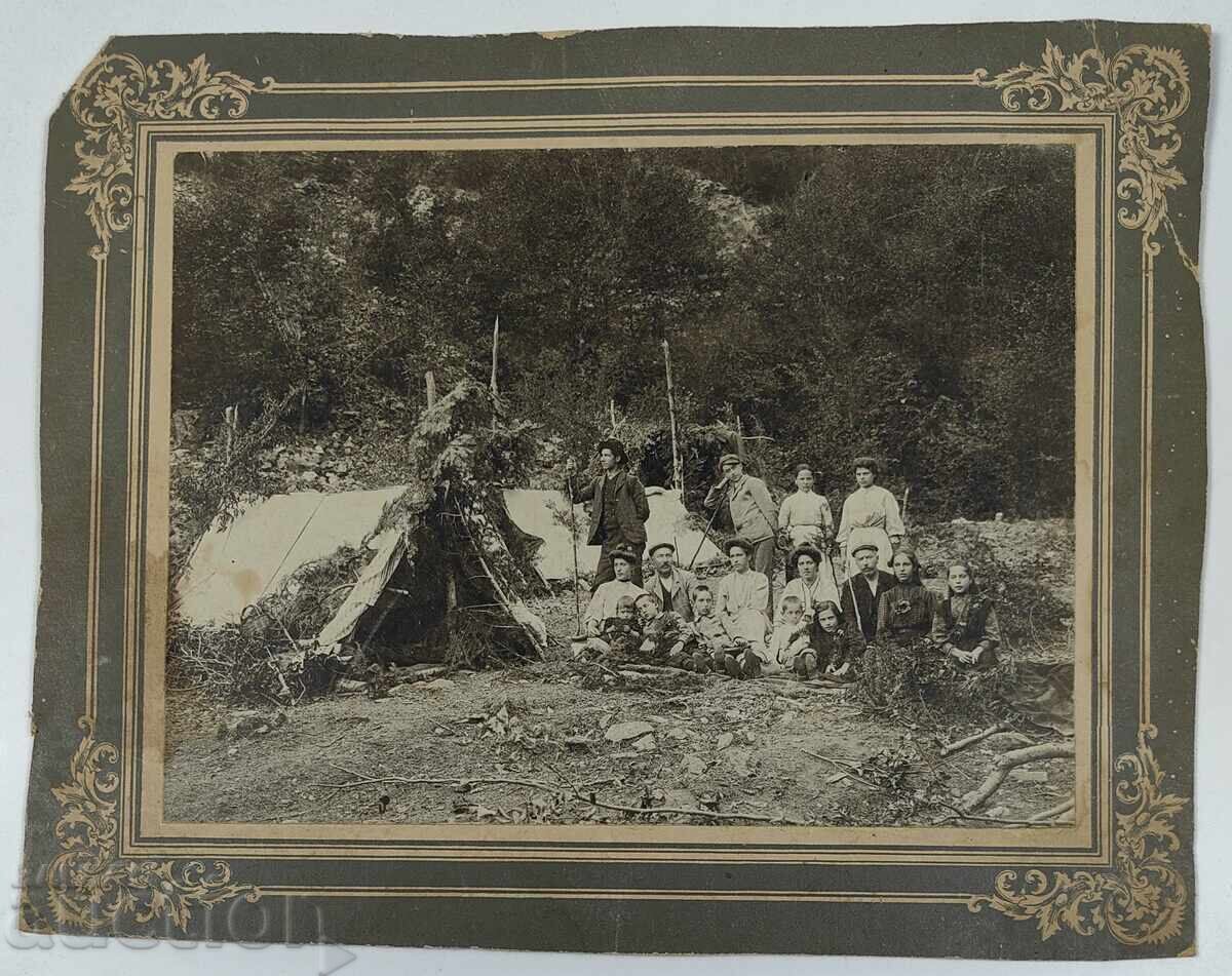 1909 BIVUK CAMP ΠΑΛΙΟ ΦΩΤΟ ΧΑΡΤΟ ΒΟΥΛΓΑΡΙΑ