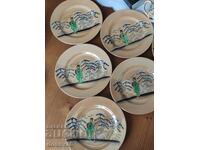 Japanese 5 pcs dessert plates