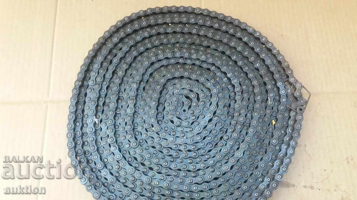 MASSIVE TRANSPORT CHAIN ABOUT 5 METERS LONG - 5 MASSIVE TRANSPORT CHAIN ABOUT 5 METERS LONG - 5