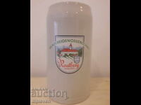 German beer mug 2 liters