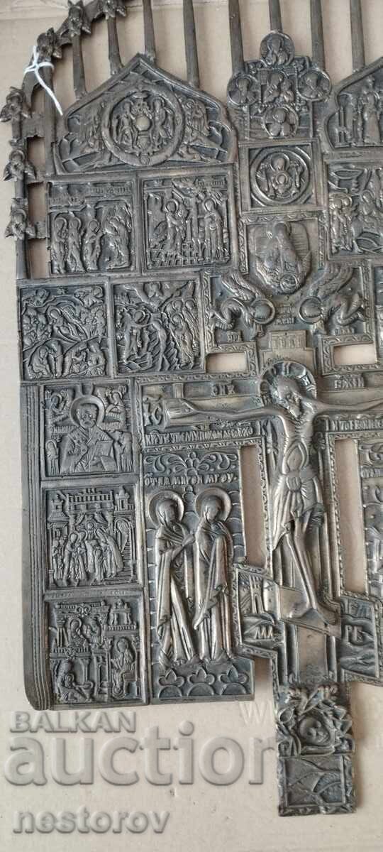 ΜΕΓΑΛΗ ΠΑΛΙΑ ΧΑΛΚΙΝΗ ΕΙΚΟΝΑ/ΣΤΑΥΡΟΣ ΡΩΣΙΑ με τιμή € 390.00 | 762.77 BGN