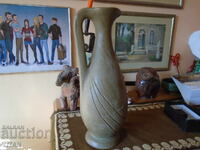 AUTHOR'S VASE, SOLID CERAMIC, DATED AND SIGNED