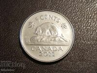 5 cenți Canada 2011 Castor