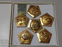 Set of badges 6 pieces KOSMOS-4 USSR badge