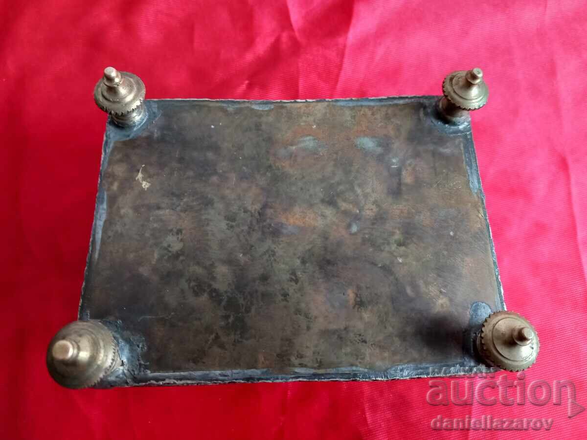 19th Century Antique Camel Bone and Brass Jewelry Box - 5 19th Century Antique Camel Bone and Brass Jewelry Box - 5