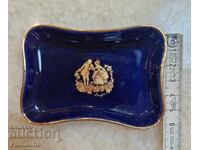 Limoges in cobalt blue