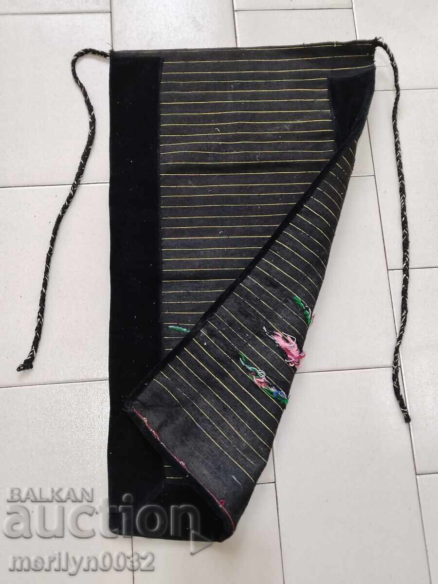 Auction Old apron tinsel embroidery, costume, cloth Auction Old apron tinsel embroidery, costume, cloth