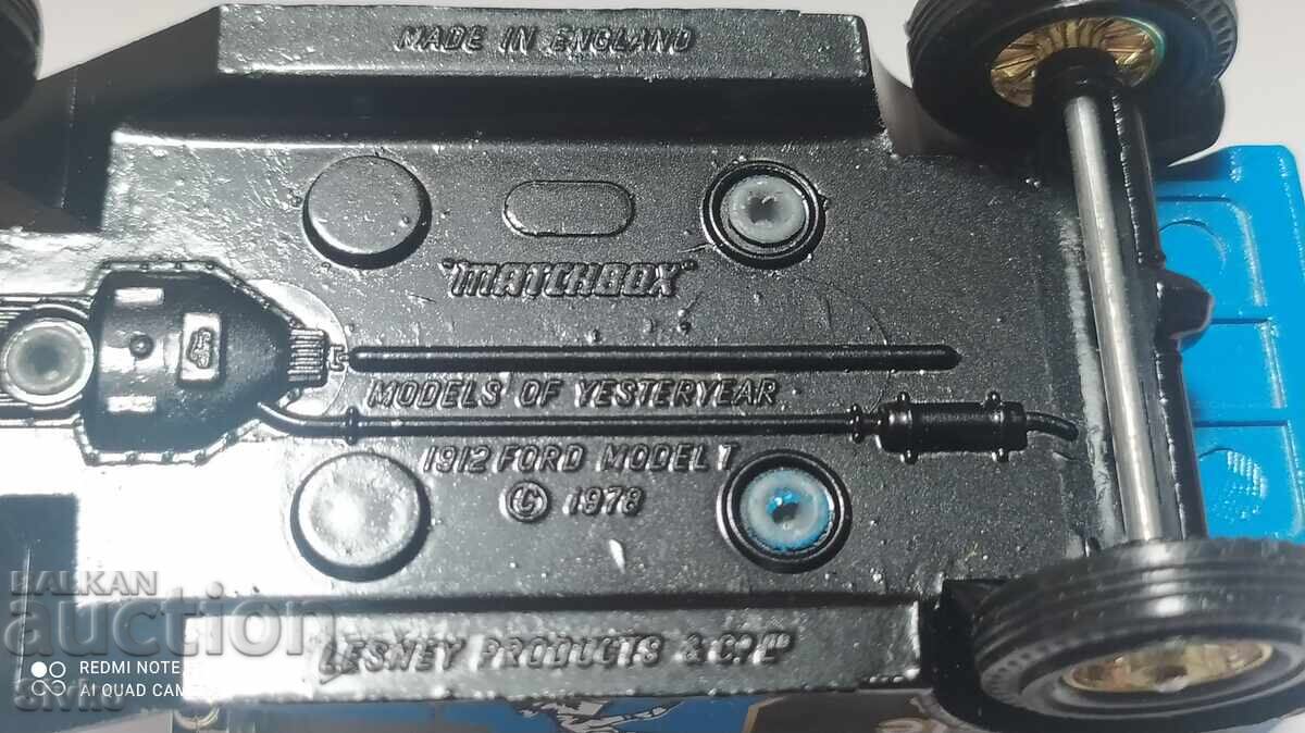 MATCHBOX Trolley - FORD 1912 - 6 MATCHBOX Trolley - FORD 1912 - 6