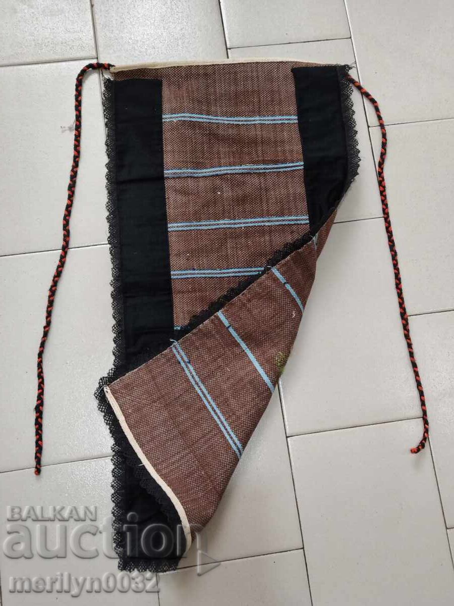 Auction Old apron tinsel embroidery, costume, cloth Auction Old apron tinsel embroidery, costume, cloth