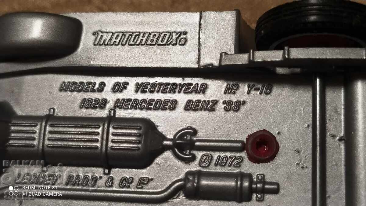 MATCHBOX Trolley - MERCEDES BENZ SS - 1928 - 6 MATCHBOX Trolley - MERCEDES BENZ SS - 1928 - 6