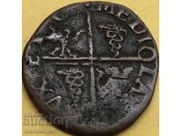 Italy quatrain Philip III Milan copper