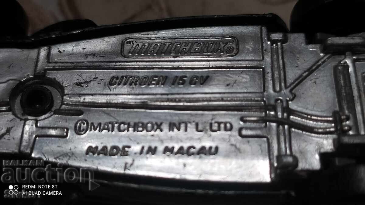 MATCHBOX CITROEN 15 CV 1938 trolley - 5 MATCHBOX CITROEN 15 CV 1938 trolley - 5