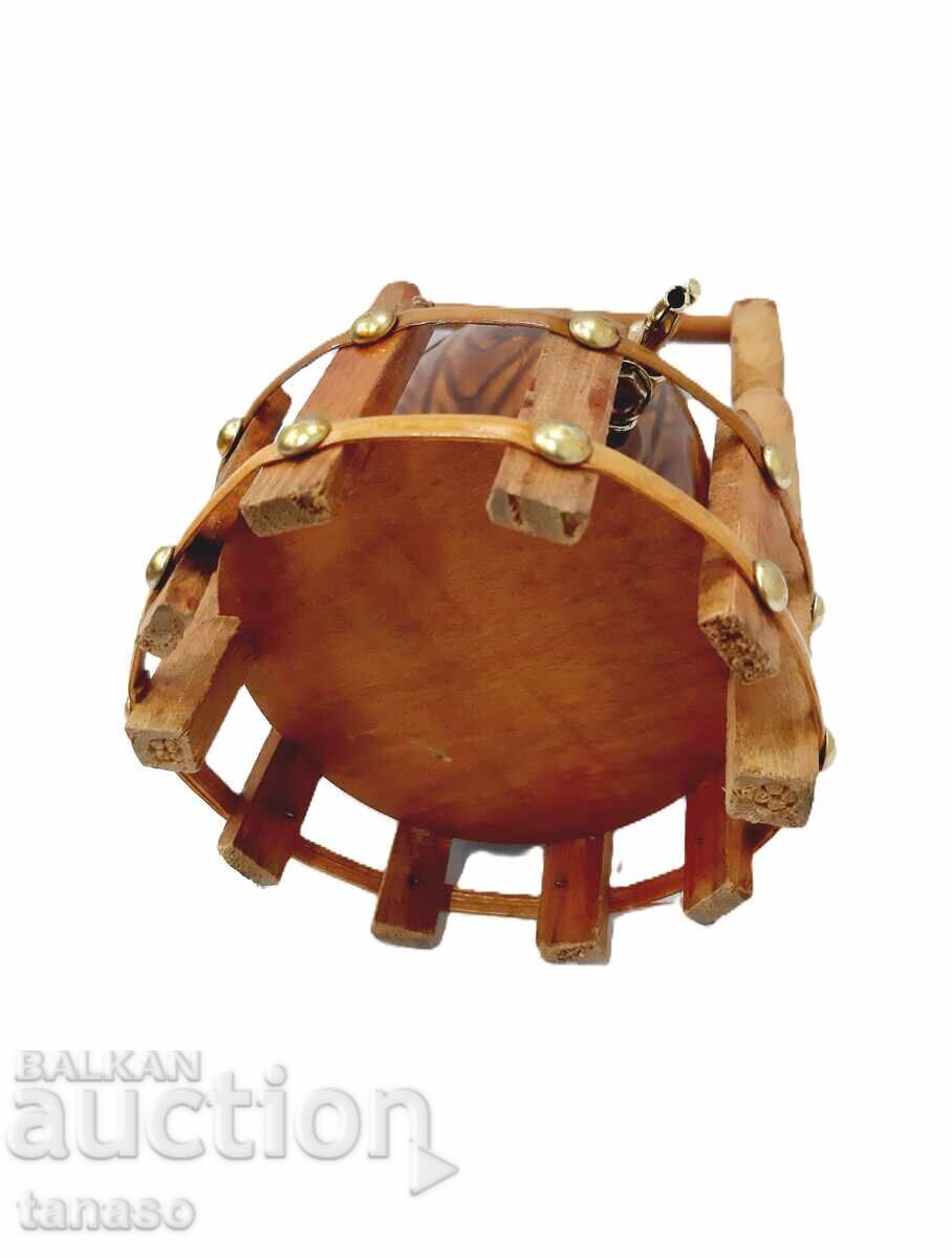 Decorative ceramic barrel with cinnamon and wooden stand (2.2) - 7 Decorative ceramic barrel with cinnamon and wooden stand (2.2) - 7