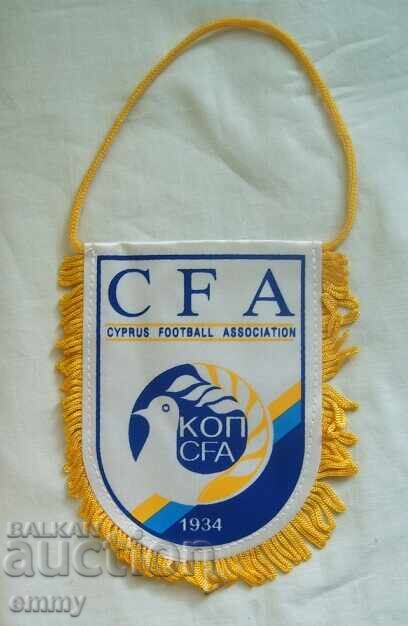 Σημαία ποδοσφαίρου - Κυπριακή Ποδοσφαιρική Ομοσπονδία με τιμή 3.00 BGN | € 1.53