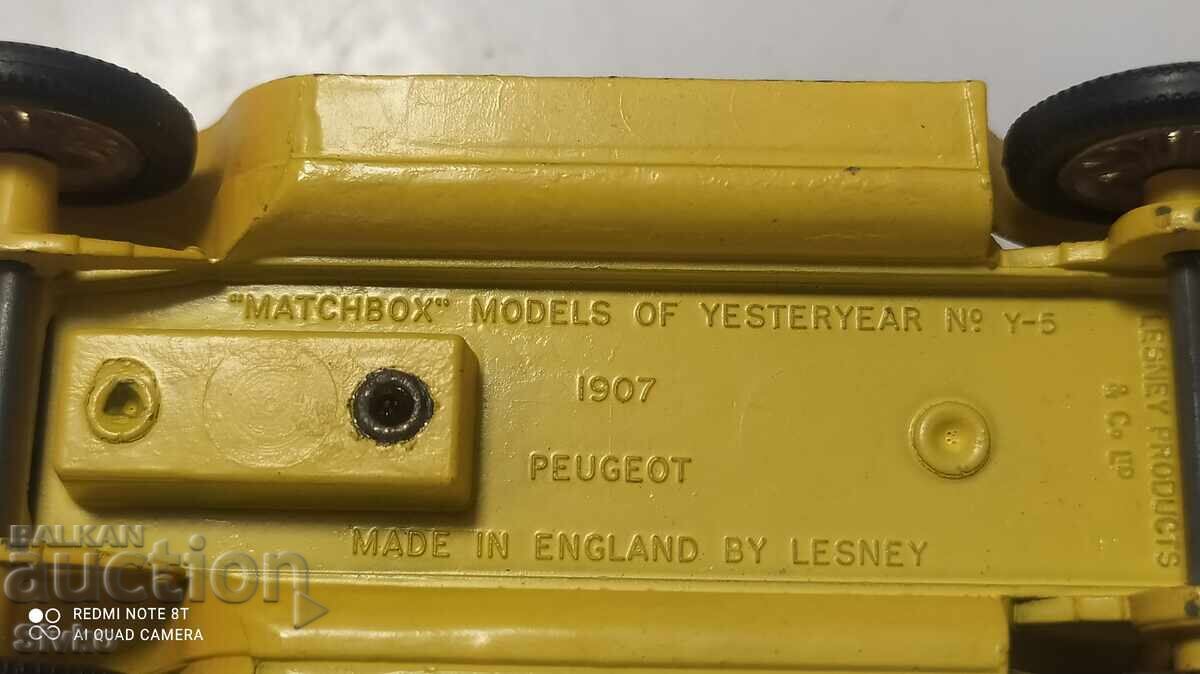 MATCHBOX PEUGEOT 1907 trolley - 6