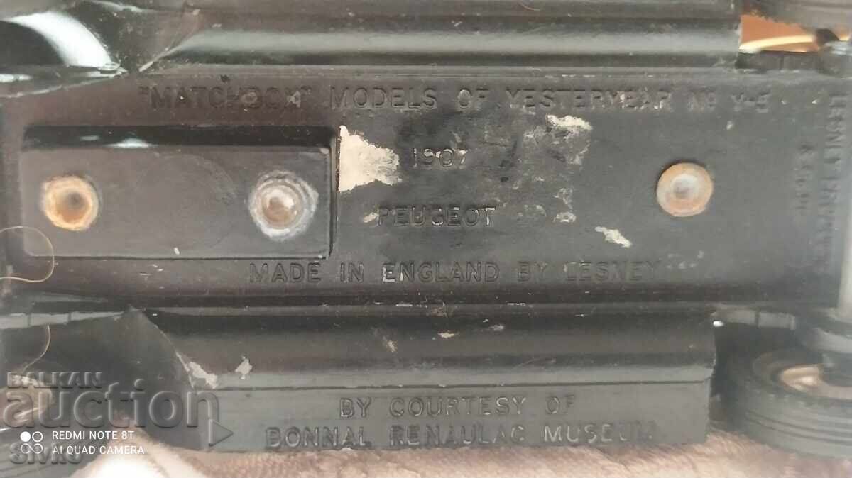 MATCHBOX PEUGEOT 1907 trolley - 5