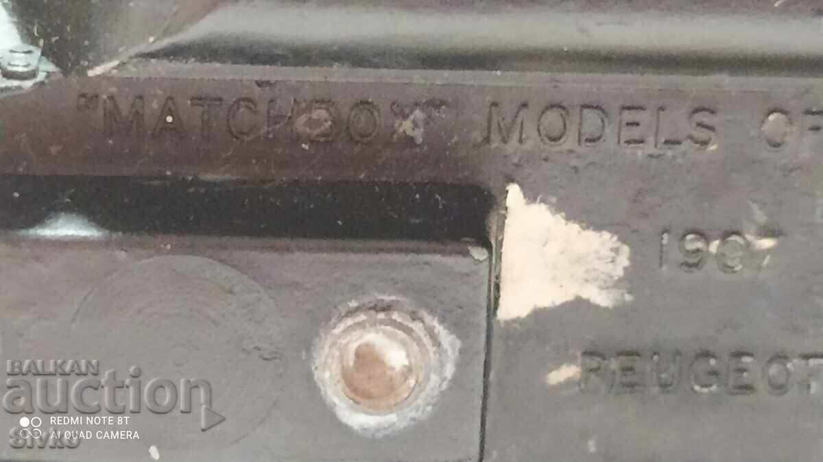 MATCHBOX PEUGEOT 1907 trolley - 6