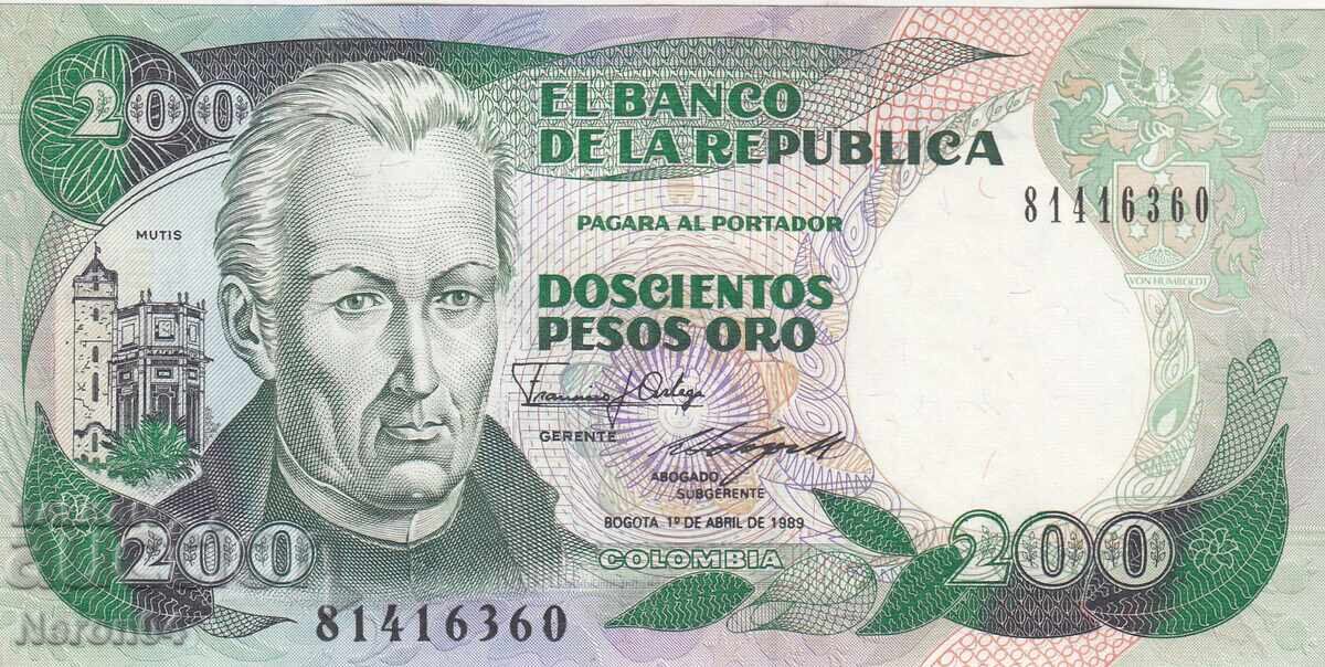 200 πέσος 1989, Κολομβία