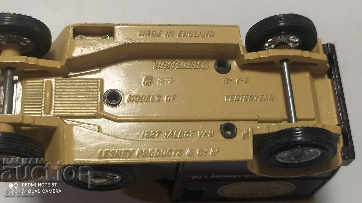 cărucior MATCHBOX TALBOT VAN 1927 - 6 cărucior MATCHBOX TALBOT VAN 1927 - 6