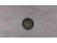 Moneda de 2 și 1/2 stotinki 1888 - matrice profund crapată