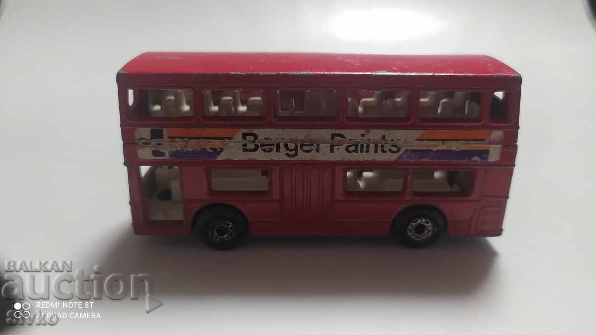 Auction MATCHBOX double-decker bus trolley Auction MATCHBOX double-decker bus trolley