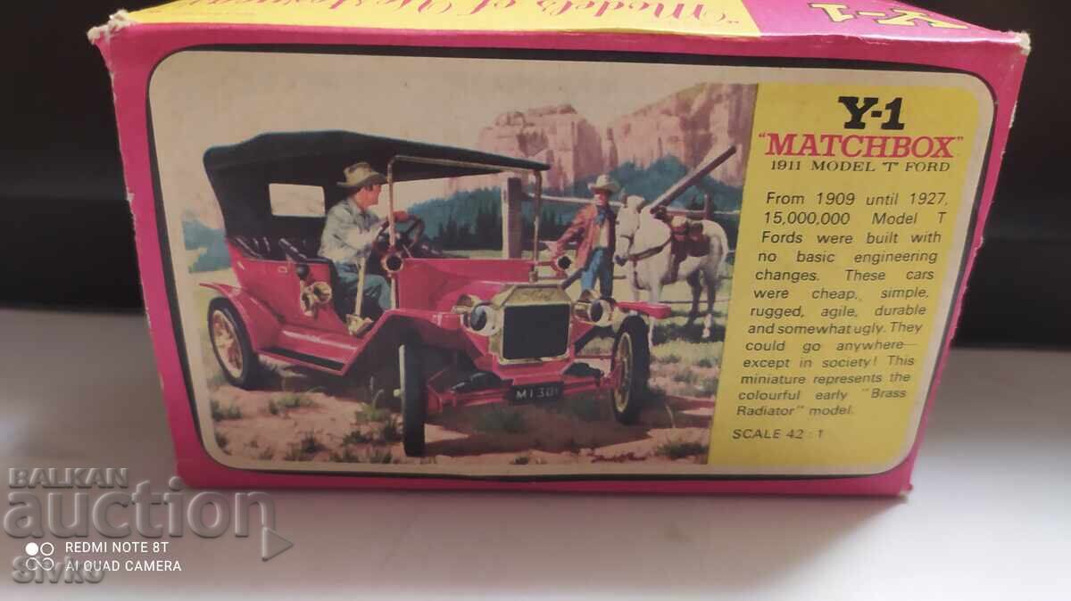 Troler metalic MATCBOX model retro Y-8 FORF T 1911 - 5