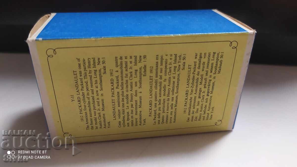 Troler metalic MATCBOX model retro Y-8 FORF T 1911 - 6