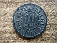 Belgia - 10 centimes (1915)