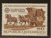 Австрия 1982 Европа CEPT Коне MNH