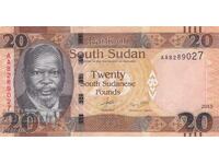 20 de lire sterline 2015, Sudanul de Sud