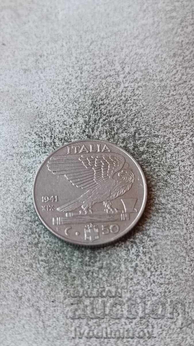 Italy 50 centesimi 1941 Italy 50 centesimi 1941