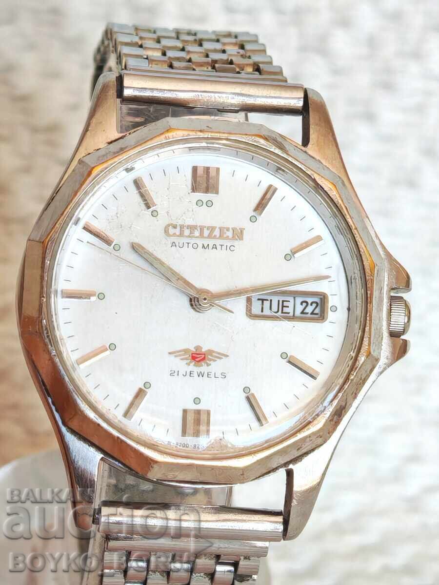 Rare Model Japanese Automatic Watch Citizen Automatic 21 jewels with price 125.00 BGN | € 63.91 Rare Model Japanese Automatic Watch Citizen Automatic 21 jewels with price 125.00 BGN | € 63.91