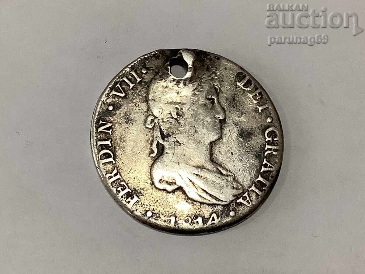 Peru 8 reale 1814 colonie spaniolă cu preț € 89.99 | 176.01 BGN