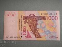 Banknote - Ivory Coast - 1000 francs UNC | 2003