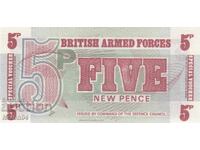 5 pence (armata britanică), Marea Britanie