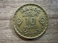 Morocco - 10 francs (1952)