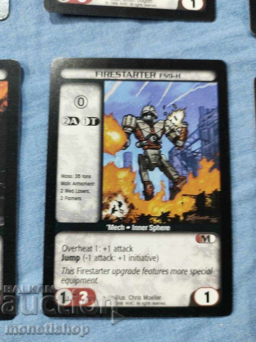 We offer a large collection of Batletech cards with price 12.00 BGN | € 6.14 We offer a large collection of Batletech cards with price 12.00 BGN | € 6.14