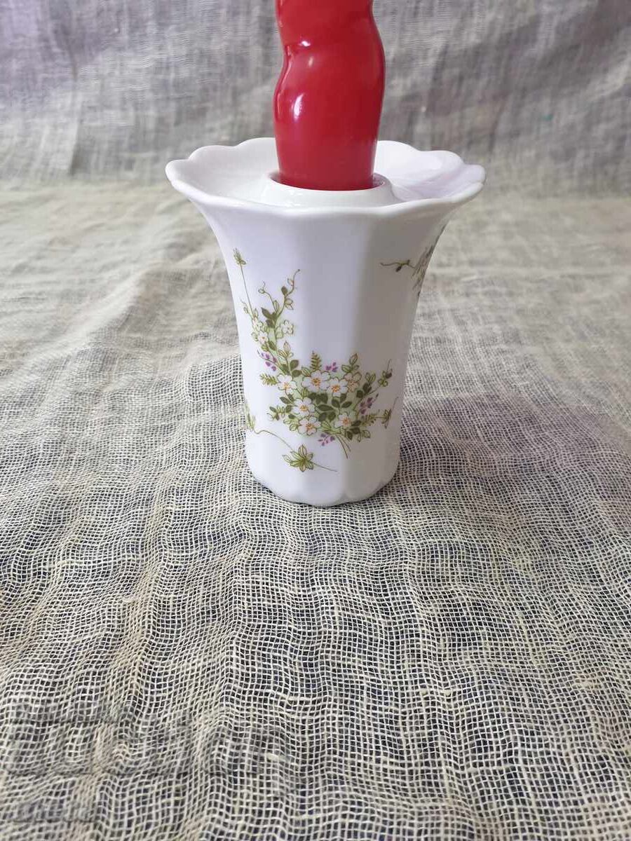 Porcelain candle holder with price 18.00 BGN | € 9.20 Porcelain candle holder with price 18.00 BGN | € 9.20