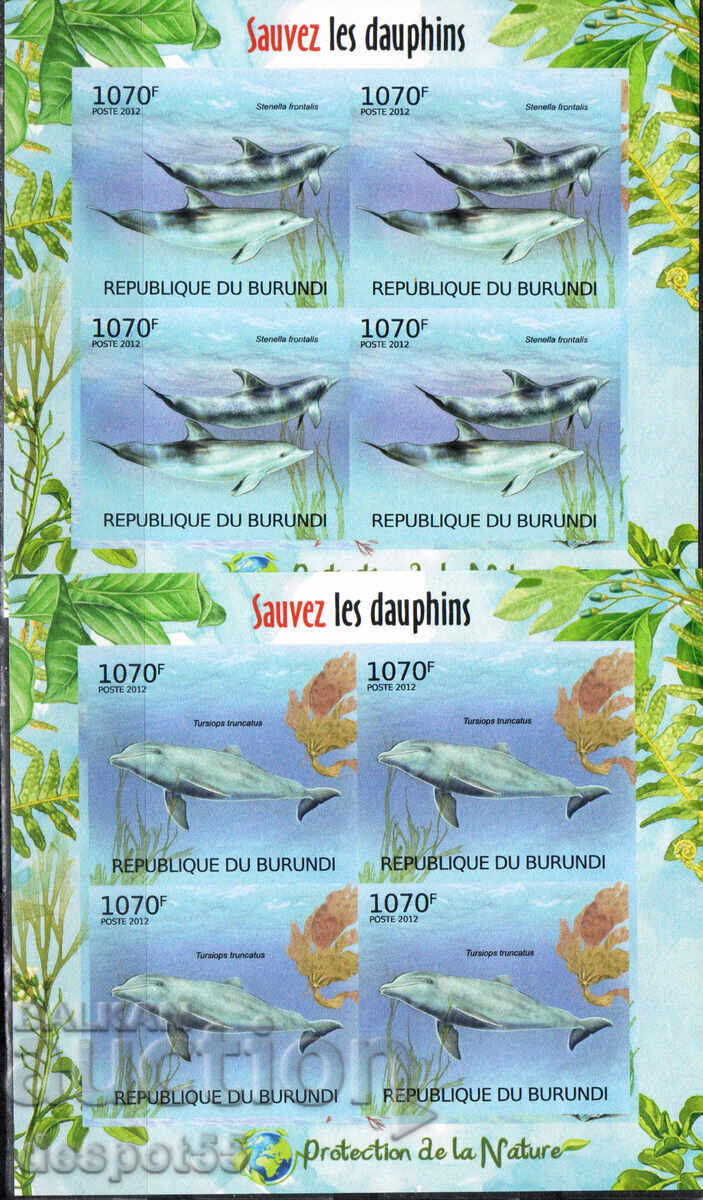 2012 Burundi. Nature Protection - Save the Dolphins. Block 2012 Burundi. Nature Protection - Save the Dolphins. Block