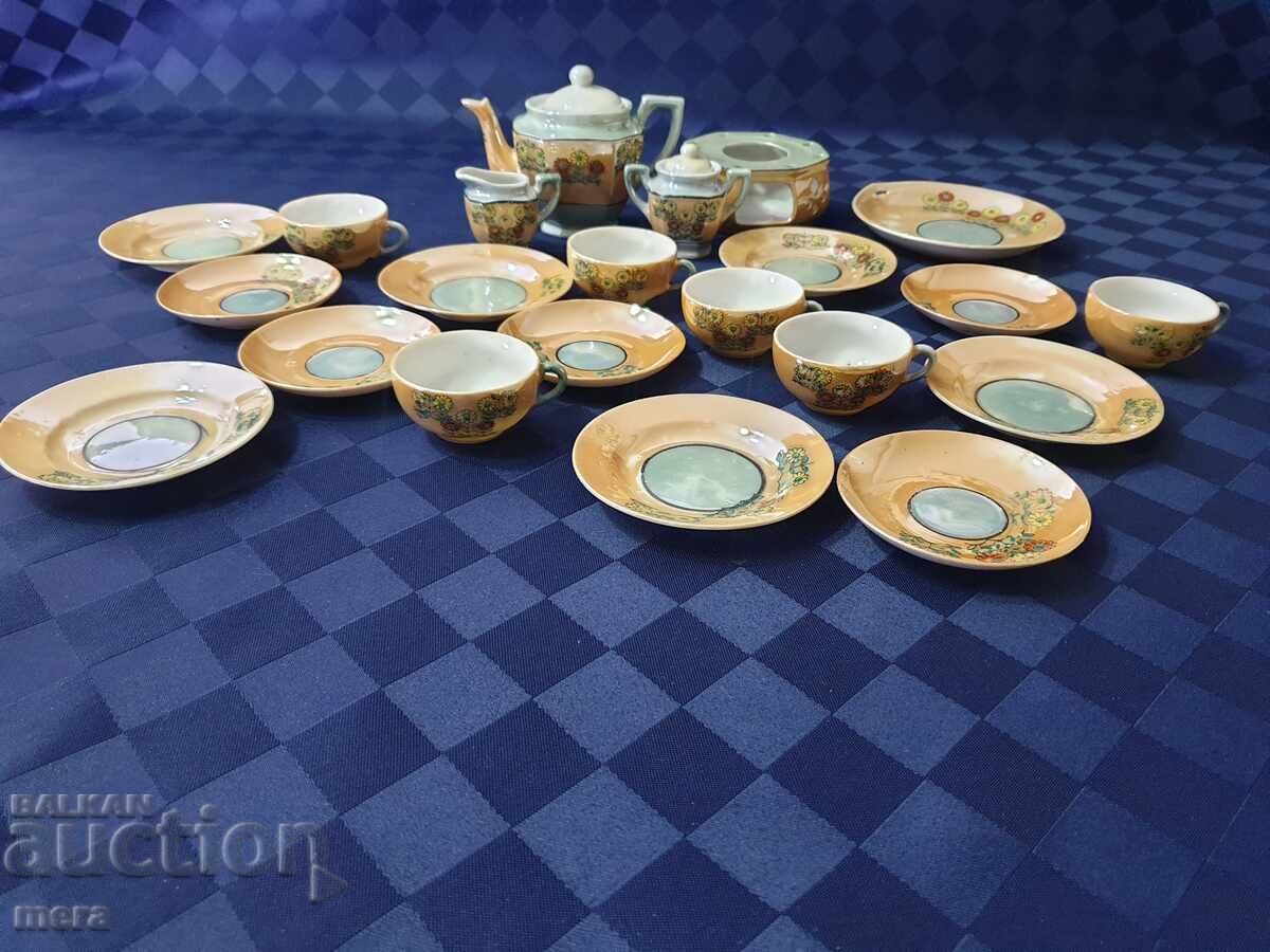 Mother-of-pearl porcelain miniature service - 5 Mother-of-pearl porcelain miniature service - 5