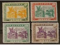 Guinea 1965 Buildings/Overprint MNH