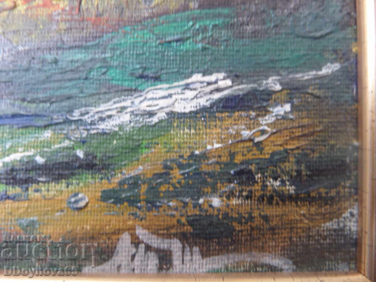 Tenyo Zhelev (1923-2010) - "Landscape with a Church" - 5 Tenyo Zhelev (1923-2010) - "Landscape with a Church" - 5