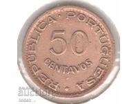 Angola-50 Centavos-1957-KM# 75