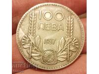 100 лева 1937 година