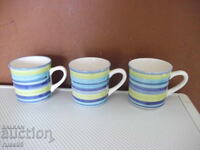 Lot of 3 porcelain cups