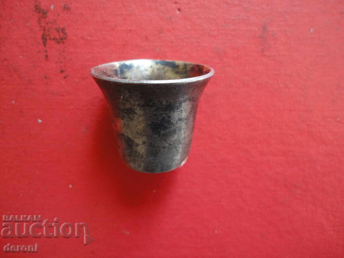 Silver-plated glass shot glass for alcohol 3 - 7 Silver-plated glass shot glass for alcohol 3 - 7